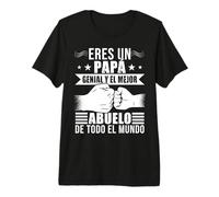 Eres Un Papá Genial Y El Mejor Abuelo De Todo El Mundo Camiseta Premium