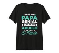 Eres Un Papà Genial Y El Mejor Abuelo En Todo El Mundo Camiseta Premium