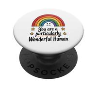 Eres Un Ser Humano Particularmente Maravilloso - Taza PopSockets PopGrip Adhesivo