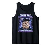 Eres un Tipo Inteligente o un Gato Que huele a Pedos Camiseta sin Mangas