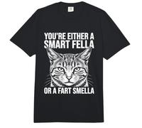 Eres un Tipo Inteligente o un Gato Que huele a Pedos Comfort Colors Adult Heavyweight T-Shirt