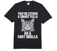 Eres un Tipo Inteligente o un Gato Que huele a Pedos Comfort Colors Adult Heavyweight T-Shirt