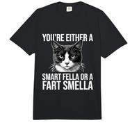 Eres un Tipo Inteligente o un Gato Que huele a Pedos Comfort Colors Adult Heavyweight T-Shirt