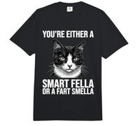Eres un Tipo Inteligente o un Gato Que huele a Pedos Comfort Colors Adult Heavyweight T-Shirt