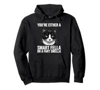 Eres un Tipo Inteligente o un Gato Que huele a Pedos Sudadera con Capucha