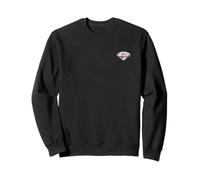 Eres una Chica de Diamantes, no Pueden romperte (impresión Trasera) Sudadera