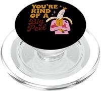 Eres una especie de humor de plátano de cáscara grande PopSockets PopGrip para MagSafe