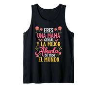 Eres Una Madre Genial Y La Abuela Mejor del Mundo Mamá Camiseta sin Mangas