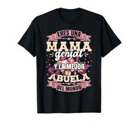 Eres Una Mamá Genial Y La Mejor Abuela Del Mundo Camiseta