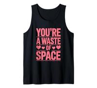 Eres una pérdida de espacio Ex novia ex novio ruptura Camiseta sin Mangas