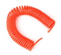 ERGAOBOY 1 pieza 12 x 8mm Recoil Manguera Neumática, 9M Red Coil Spring Hose, Herramientas de Aire