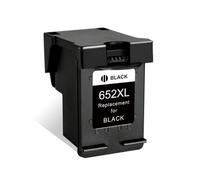 eRgDFS 652xl de reemplazo de Cartucho de Tinta Compatible con Deskjet 1115 1118 2135 2136 3636 3835 4535 Las impresoras Funciona como Qsyrainbow 652 652xl(1pcs Black)