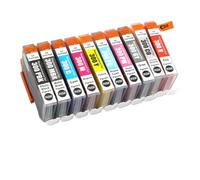 eRgDFS Cartucho de Tinta Compatible con PFI300 1Set a 5set Tink de Impresora de Color para Impresora de inyección de Tinta ImageProgRes Pro-300(PFI-300-30pcs 3set)