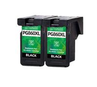 eRgDFS Cartucho de Tinta Compatible para ICAL860 CL861 IL PG-860 TS5380T TS5380 Modelos de Impresora Cartucho de documento Negro CL-861(2BK)