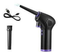 eRgDFS Plumero de Aire inalámbrico, soplador de Polvo eléctrico Recargable de 15000mAH, Compatible con Teclado de Ordenador, Impresora, Drone Power