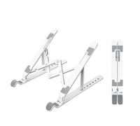 eRgDFS Soporte Vertical para Ordenador portátil, Plegable, Ajustable, Escritorio Vertical para Ordenador, 7 ángulos, Compatible con tabletas(Pom Stand)