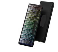 eRgDFS Teclado mecánico inalámbrico montado en Junta de Intercambio en Caliente, Software Macro, Teclado para Juegos RGB Compatible con 65%(Gadient Black)