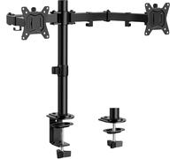 ErGear Soporte 2 Monitores para 13-32” Pulgadas, Soporte Dos Monitores, Brazo Monitor Peso hasta 8KG