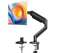 ErGear Soporte Monitor para Pantalla de 13~34 Pulgadas, Brazo Monitor Individual de Altura Ajustable con Giro, Inclinación, Rotación, VESA 75 y 100 mm, Soporta hasta 10 kg