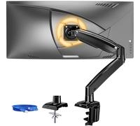 ErGear Soporte para monitores de 13 a 49 Pulgadas, Brazo de Monitor para Juegos de Alta Resistencia con Giro, inclinación y rotación para el hogar y la Oficina, soporta 12 kg, VESA 75 x 75 100 x 100