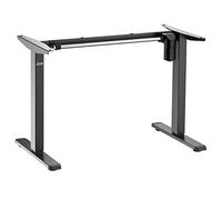 Ergo Office ER-443 Escritorio Eléctrico de Altura Regulable para Trabajar Sentado y de Pie, Standing Desk, Negro