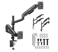 Ergo Office ER-692 B Soporte doble para 2 monitores 17-32'' gas VESA 75/100 nero