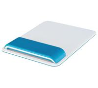Ergo Wow Ratón Alfombrilla Con Ajustable Reposa Muñecas, Azul/Blanco- 65170036