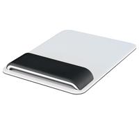 Ergo Wow Ratón Alfombrilla Con Ajustable Reposa Muñecas, Negro/Blanco - 65170095