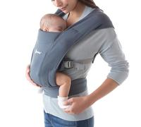 Ergobaby Embrace Cozy - Portabebés recién nacido (7-25 libras), punto Ponte, azul Oxford