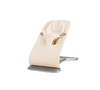 Ergobaby Evolve Bouncer Mesh - Multi-etapa, soporte ergonómico, malla transpirable, reclinación ajustable, cómoda y segura, color crema