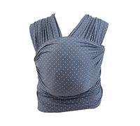 Ergobaby Fular Aura Coral - Portabebés Elástico suave y transpirable para recién nacidos hasta 11,3 kg (EBWLACRLDOT)