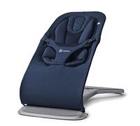 Ergobaby Hamaca 3 en 1 Evolve, hamaca ergonómica para recién nacidos desde el nacimiento hasta los niños pequeños, cojín para recién nacido (2,5 kg - 13,2 kg), Midnight Blue