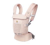 Ergobaby Mochila Portabebé ergonómica Adapt Malla SoftFlex, para recién nacidos, 3 posiciones de transporte, Pink Quartz