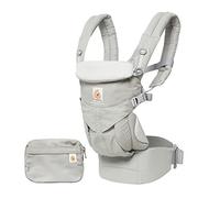 Ergobaby Mochila Portabebé Ergonómica Omni 360 Algodon 4-Posiciones de Porteo (Gris Perla)