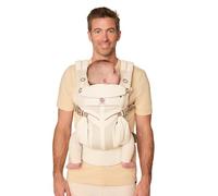 Ergobaby Mochila Portabebé Ergonómica Omni Classic Mesh 4-Posiciones de Porteo, Porta Bebe con Soporte Lumbar, Luminous Ivory