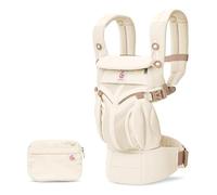 Ergobaby Mochila Portabebé Ergonómica Omni Classic Mesh 4-Posiciones de Porteo, Porta Bebe con Soporte Lumbar, Luminous Ivory