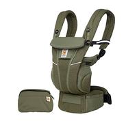 Ergobaby Mochila portabebé Omni Breeze recién nacidos desde su nacimiento hasta que pesan 20kg, portabebé ergonómica de Malla SoftFlex, 4 posiciones para transportar, Olive Green