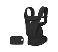 Portabebés Ergobaby Omni Deluxe todo en uno para recién nacidos desde el nacimiento hasta los 20 kg, ergonómico portabebés de algodón de 4 posiciones portabebés de espalda, Onyx Black