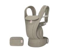 Portabebés Ergobaby Omni Deluxe todo en uno para recién nacidos desde el nacimiento hasta los 20 kg, ergonómico portabebés de malla de 4 posiciones portabebés de espalda, Soft Olive