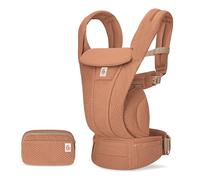 Portabebés Ergobaby Omni Deluxe todo en uno para recién nacidos desde el nacimiento hasta los 20 kg, ergonómico portabebés de malla de 4 posiciones portabebés de espalda, Canyon Clay