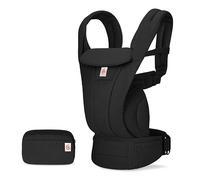 Portabebés Ergobaby Omni Deluxe todo en uno para recién nacidos desde el nacimiento hasta los 20 kg, ergonómico portabebés de malla de 4 posiciones portabebés de espalda, Onyx Black