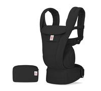 Portabebés Ergobaby Omni Deluxe todo en uno para recién nacidos desde el nacimiento hasta los 20 kg, ergonómico portabebés de algodón de 4 posiciones portabebés de espalda, Onyx Black