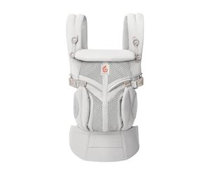Ergobaby Portabebés, Omni 360 Cool Air Mesh de 4 posiciones para recién nacidos y niños pequeños (0-3 años), Portabebés ergonómico y mochila, Gris Perla