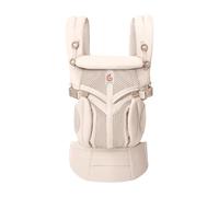 Ergobaby Mochila Portabebé Ergonómica Omni Classic Mesh 4-Posiciones de Porteo, Porta Bebe con Soporte Lumbar, Natural Beige