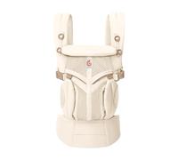 Ergobaby Mochila Portabebé Ergonómica Omni Classic Mesh 4-Posiciones de Porteo, Porta Bebe con Soporte Lumbar, Luminous Ivory