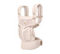 Ergobaby Mochila Portabebé Ergonómica Omni Classic Mesh 4-Posiciones de Porteo, Porta Bebe con Soporte Lumbar, Natural Beige