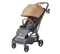 Ergobaby Silla de paseo Metro 3 Deluxe con función reclinable, silla de paseo para bebés desde el nacimiento hasta los 22 kg (0-4 años), plegado con una sola mano, Camel