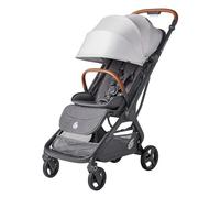 Ergobaby Silla de paseo Metro 3 Deluxe con función reclinable, silla de paseo para bebés desde el nacimiento hasta los 22 kg (0-4 años), plegado con una sola mano, Pearl Grey