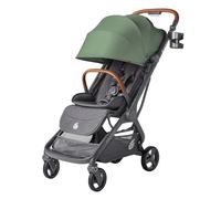 Ergobaby Silla de paseo Metro 3 Deluxe con función reclinable, silla de paseo para bebés desde el nacimiento hasta los 22 kg (0-4 años), plegado con una sola mano, Willow Green