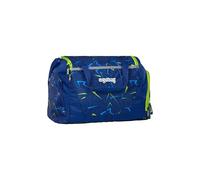 ergobag Bolsa de Deporte con Compartimento húmedo, 20 l Frente RunBear - Azul Oscuro
